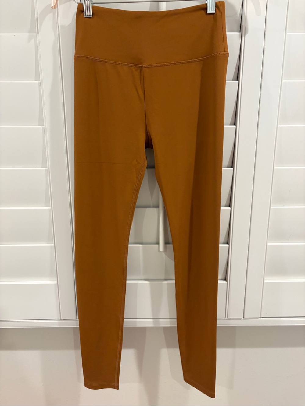 Lou & Grey Warm Caramel Bronze Feel Good Leggings - Small NWT